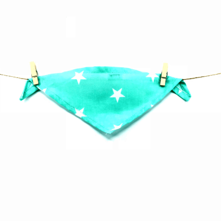 BANDANA CASUAL Green Stars