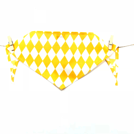 BANDANA CASUAL Yellow Diamonds
