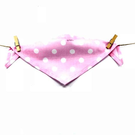 BANDANA CASUAL Pink Dots Big