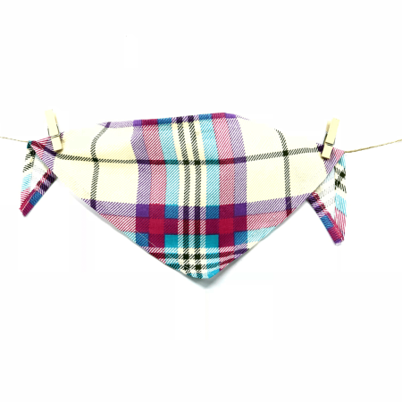 BANDANA CASUAL Check Pink Beige