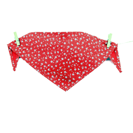 BANDANA CASUAL Red Daisy
