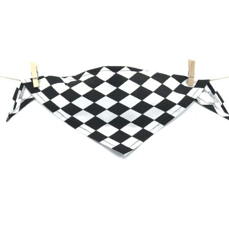 BANDANA CASUAL B/W Diamonds
