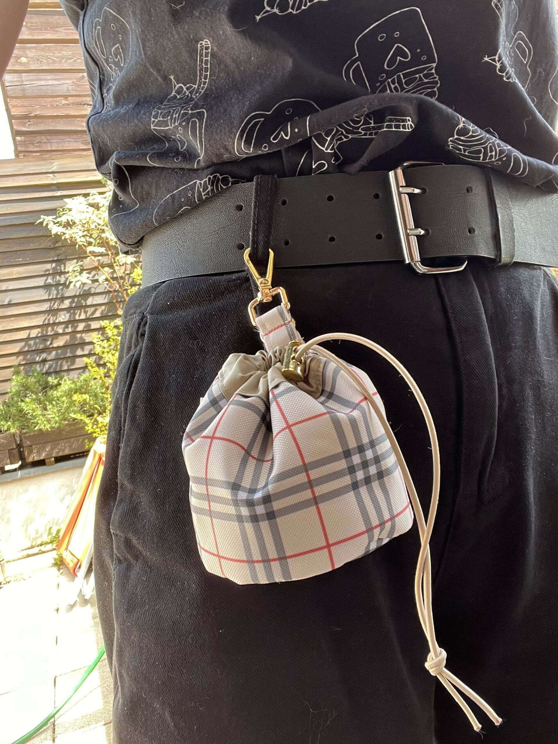 Woreczek Beige Check