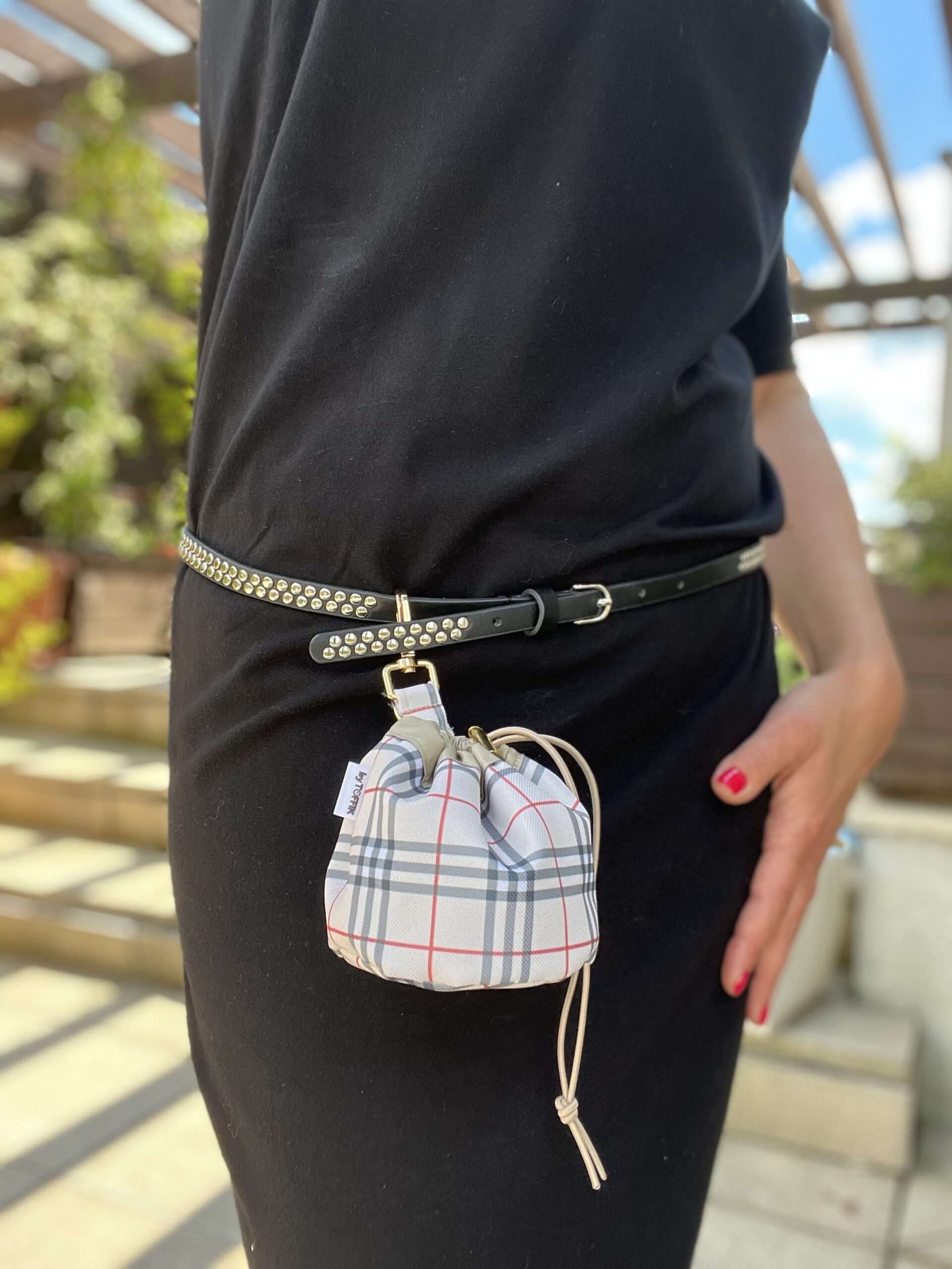 Woreczek Beige Check