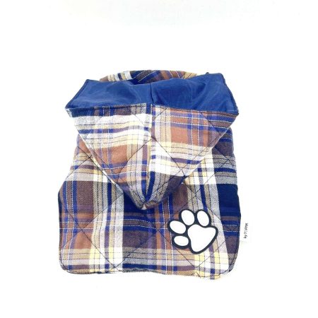 Kurtka Hoodie Check Brown