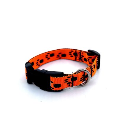 Obroza Neon Orange Paws