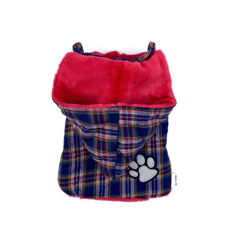 Kurtka Hoodie Furry Check