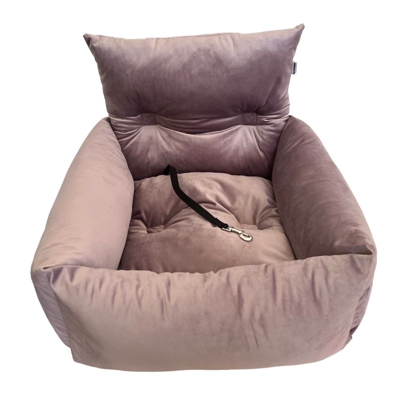 Fotelik Samochodowy dla Psa 'Dusty Rose'