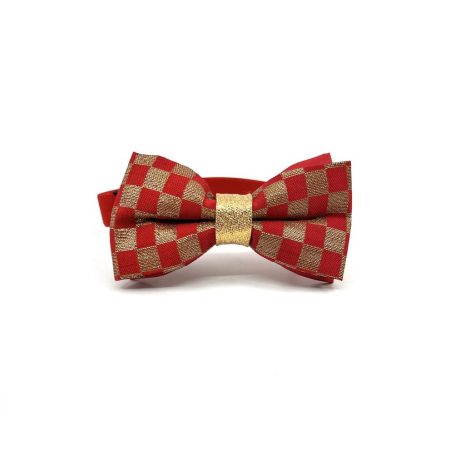 Muszka dla Psa Christmas Square Red