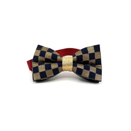 Muszka dla Psa Christmas Square Navy